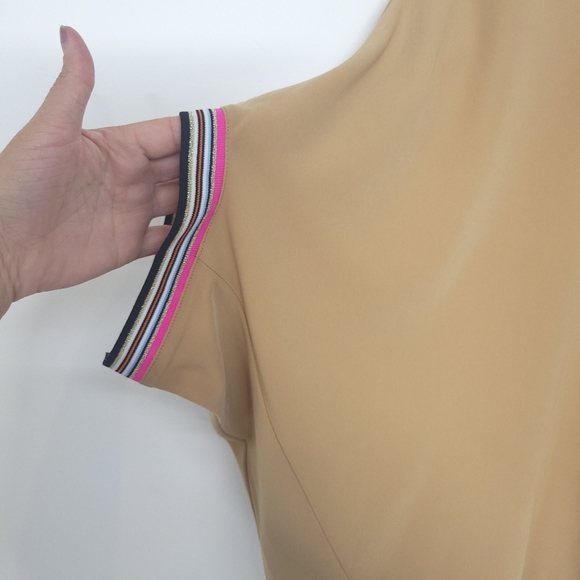 Peace of Cloth The Cocoon Top, dark Taupe color, size L - Picture 4 of 10